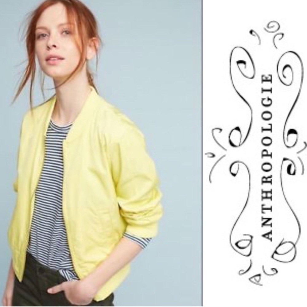 NWOT Anthropologie Hei Hei journey Bomber jacket